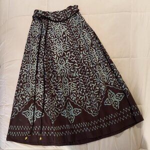 Lavishly Embroidered Long Skirt Soft Surroundings Petite XS New Without Tags